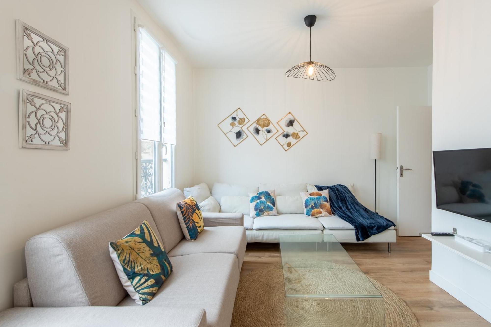 Spacious And Bright 2-Bedroom Large Apartment Very Close To Paris - Near Metro Boulogne-Billancourt Luaran gambar
